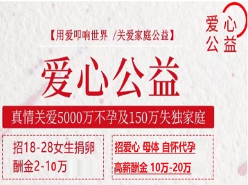 宁明捐卵助孕生子 爱心志愿者招募
